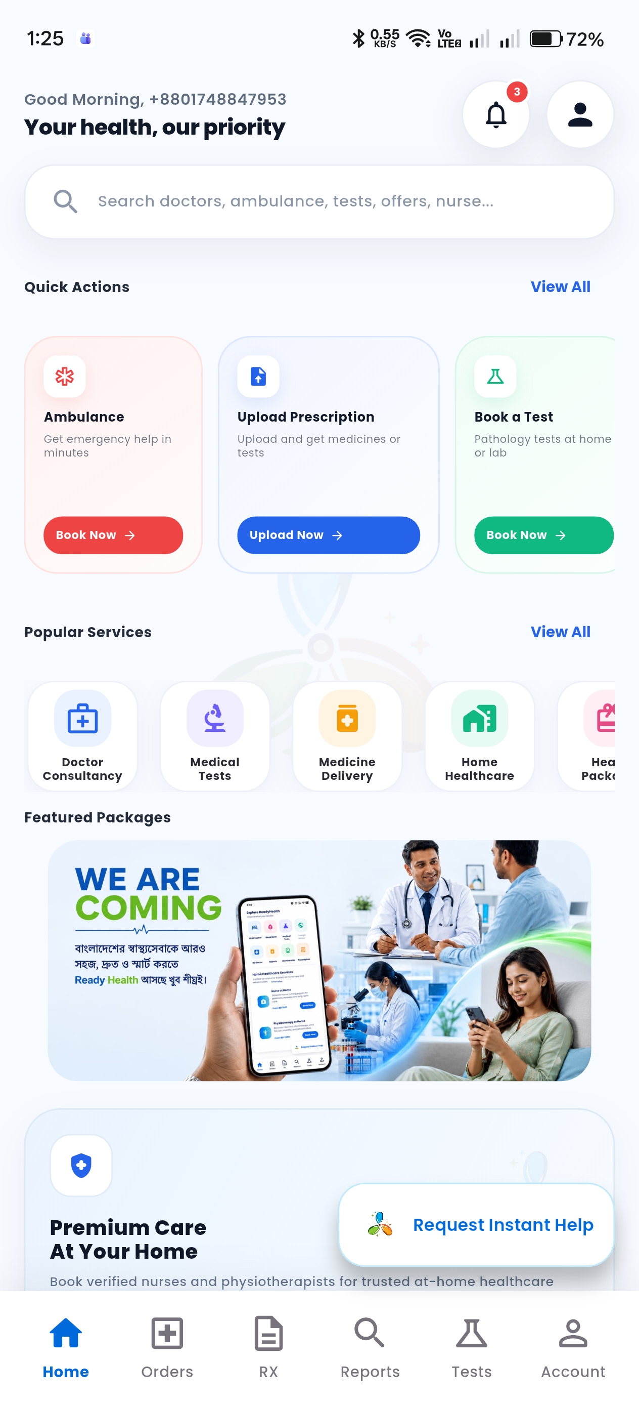 Ready Health healthcare services